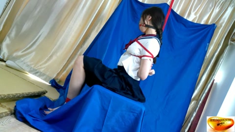 丹丹极致四马+口球口水收集+TK挣扎……对于极度怕痒女孩来说，戴上口球四马TK,、求饶不得、口水恒流 第1张