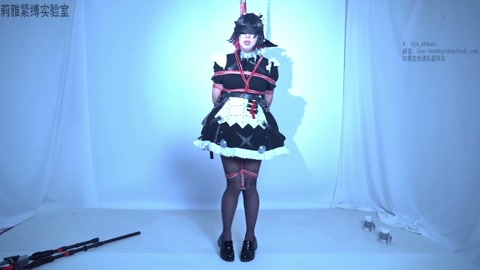 圆鲨鲨可爱捏~鲨鱼被人拿捏就应该吊起来  绳匠的委托 cosplay黑丝紧缚啵啵贝吊缚蒙眼胶带封嘴 第1张