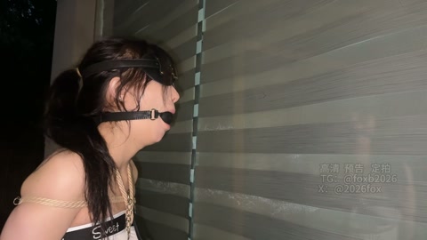 堕落之旅-洛璃篇（下）雨中放置 肛塞呼吸控制 第1张