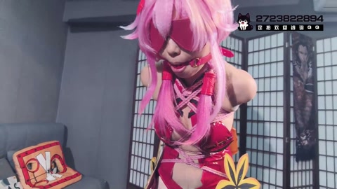 紧缚 抚m QG 挣扎 放置 cos展示~妙妙cos 蝶祈 第1张