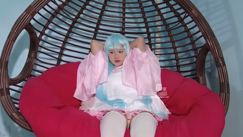 cos碧蓝航线尼古拉斯 COS碧蓝航线里性感的尼古拉斯！吊篮里开腿挠脚心！戴吸Y器棒棒刺激强G调J！... 第1张
