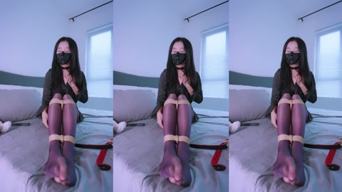 《Ol捆绑日记3》女友出差回到家完成男友的任务，自缚+粉色假Y口球+半脸面具+三竖屏+郊狼触发器+强... 第2张