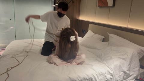 体验驷马的晗晗。柔韧性真好。SP也不在话下 第2张