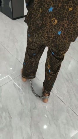 妮妮崽贞操带戴镣和肛塞尾巴外出 第2张