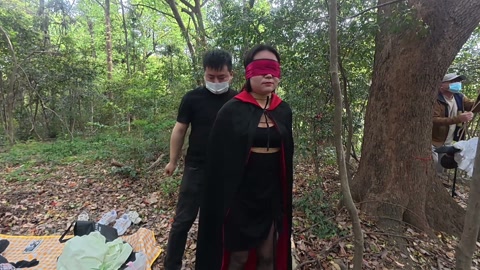 户外小树林二人悬吊 第2张