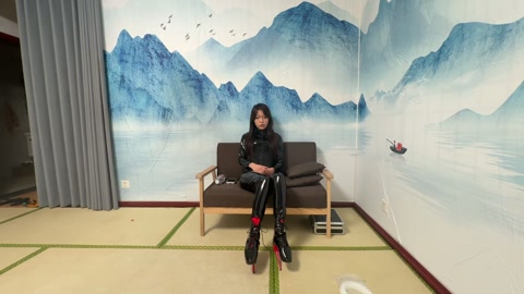 超高跟玩扎带抽象 第2张