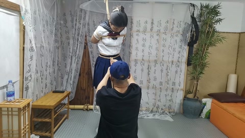 麦麦绳缚体验放置五花、踮脚吊……终于鼓起勇气来体验期待已久的紧缚爱好，全程微喘，耐绑柔韧感都颤抖中完... 第2张