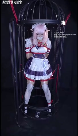 COSER绑架案-爱莉希雅女仆 cosplay紧缚封嘴波波贝失禁蛋蛋电击虐足 第2张