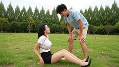 《山林奇遇》第1集，被缚美女奔逃忙，山林深处遇张强，喜上心头盼得救，逃出虎穴遇豺狼 第3张
