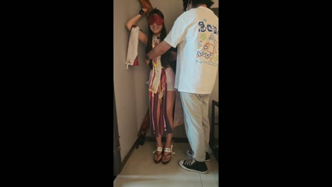 八重神子的痒刑折磨，客户要求不带假发所以就没有，但我们的神子小姐上半身真的超级怕痒啊 第3张