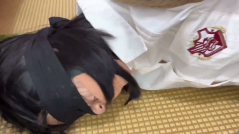 定拍红豆 入室捂晕捆绑 两种胶带封嘴测试 丝袜塞嘴 驷马小白袜+JK太顶了 第3张