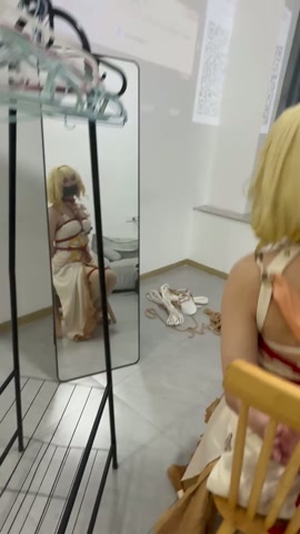 清瞳子cos阿格莱雅 金织女士被捕惨遭捆绑玩弄 凉鞋被脱下美脚惨遭侵犯 第3张