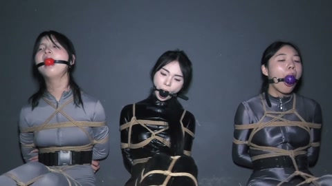 特工历险记（下集）女特工被全身紧缚在地牢中放置然后被打扮成艳女贩卖 第3张