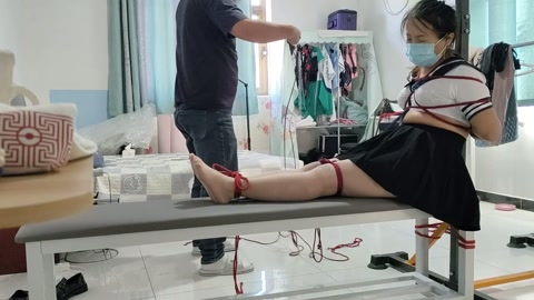 狗蛋老虎凳加窒息 假期安排狗蛋调教，老虎凳加窒息强烈挣扎 第3张