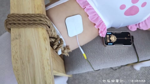 莉莉双马尾椅子分腿 （大号口球＋郊狼全程不停抽搐＋zdb刺激） 第3张