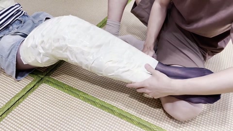 象牙白胶带捆绑与驷马TK 第3张