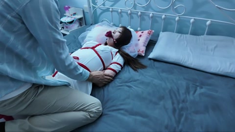 贝贝捆绑相亲（完）-永生难忘的新婚夜 白丝红绳紧缚 蒙眼无助的小新娘遭遇神秘故人！ 第3张