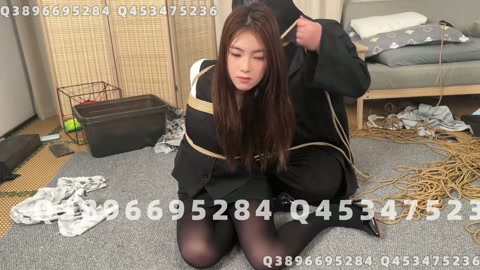 贝贝紧缚实验室（第七期）OL制服 直臂捆绑 附带制作过程 第3张
