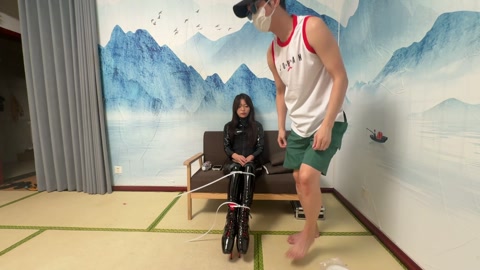 超高跟玩扎带抽象 第3张
