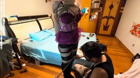 之女nu改造计划07、超绝的黑丝高跟、丝里丝紧缚、短丝包手、多层丝袜+内套头、高跟驷马紧缚挣扎、超给... 第4张