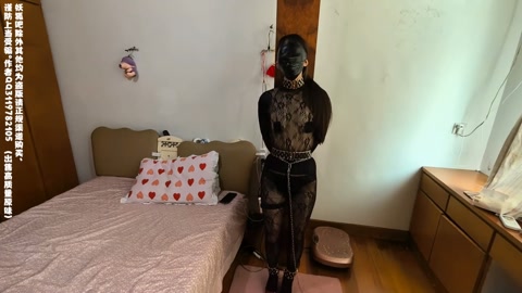 之女nu改造计划11、连身网袜、胶带包手固定锁脖、闷绝堵、密封眼罩+头套双层窒息拼命的挣扎、全程电击... 第4张