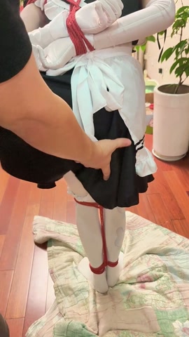 可爱女仆的日常训练——打屁股与qg 第4张