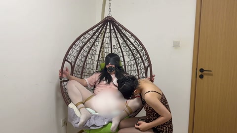 吊篮分腿束缚-强制龟责-责射不停-射后责-震动强制 第4张