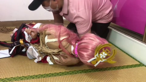 定拍COS八重神子 老虎凳姐妹绑架（二）【荷露】【琳媚】和闺蜜 互换身份之后被自己老哥卖掉 第4张