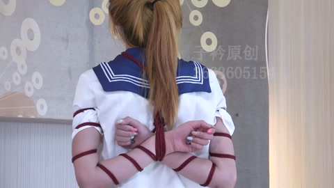 小梦红绳勒颈五花口枷 第4张