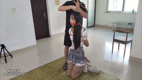 小美一小时后高手膝盖顶地跪缚吊折磨 超大口球流口水放置 第4张