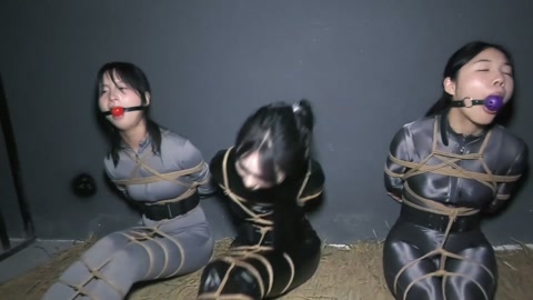 特工历险记（下集）女特工被全身紧缚在地牢中放置然后被打扮成艳女贩卖 第4张