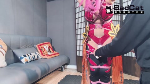 紧缚 抚m QG 挣扎 放置 cos展示~妙妙cos 蝶祈 第4张