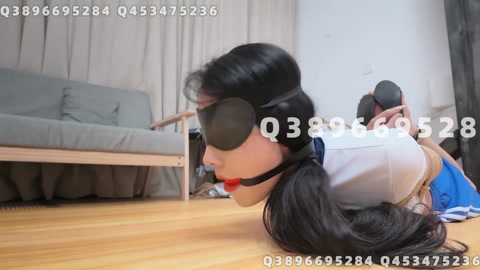 紧缚实验室（第八期）雅熙性感女神雅熙 蒙眼堵嘴 驷马伏地剧烈挣扎！ 第4张