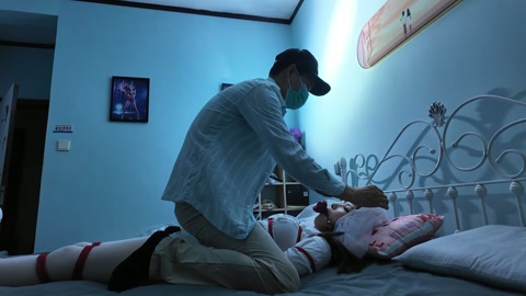 贝贝捆绑相亲（完）-永生难忘的新婚夜 白丝红绳紧缚 蒙眼无助的小新娘遭遇神秘故人！ 第4张