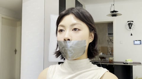 【小晗】银色双重胶带封嘴 第5张