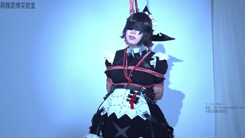 圆鲨鲨可爱捏~鲨鱼被人拿捏就应该吊起来  绳匠的委托 cosplay黑丝紧缚啵啵贝吊缚蒙眼胶带封嘴 第5张