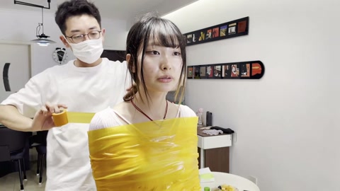 小羽橙色木乃伊，被封嘴后，表情很不情愿 第5张