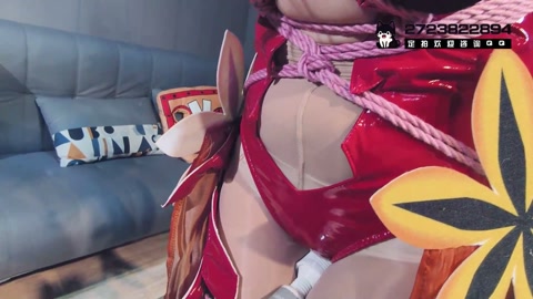 紧缚 抚m QG 挣扎 放置 cos展示~妙妙cos 蝶祈 第5张