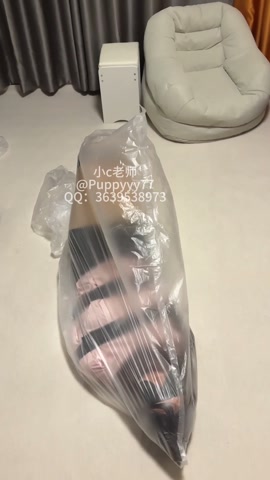 职业装肉丝 挑战全包塑料袋极限呼吸和波波呗双重折磨 第5张