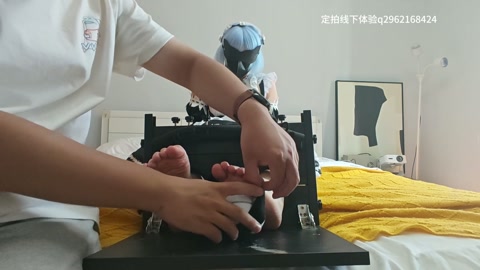 蕾姆的tk体验，本作没有声音，但是蕾姆很怕那个头部按摩器呢，所以基本全程都是全自动折磨她，挣扎动作也... 第5张