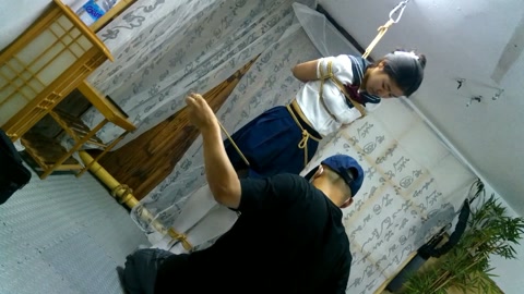麦麦绳缚体验放置五花、踮脚吊……终于鼓起勇气来体验期待已久的紧缚爱好，全程微喘，耐绑柔韧感都颤抖中完... 第5张