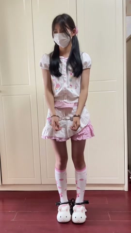 女儿服妹子的脚镣vlog-戴镣外出遛狗 第6张