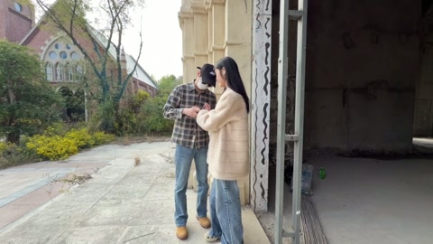小美女的户外活动 涵汐废弃乐园游 第6张