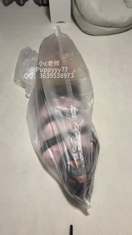 职业装肉丝 挑战全包塑料袋极限呼吸和波波呗双重折磨 第6张