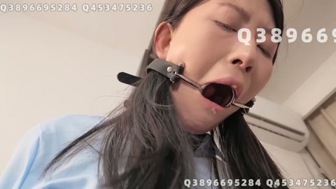 花花p6 吊缚姿势展示 金属柱固定 第6张