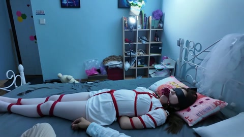 贝贝捆绑相亲（完）-永生难忘的新婚夜 白丝红绳紧缚 蒙眼无助的小新娘遭遇神秘故人！ 第6张