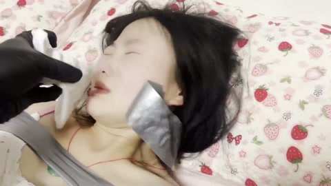【绳艺爱好者首次本人亲自体验KB,KB+TD+剧情演绎】【被诱骗绑架剧情演绎】 第7张