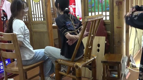 几个大学生古装断案抓捕审讯刑具，捆绑剧情，无厘头简单剧情第六集 第7张