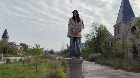 小美女的户外活动 涵汐废弃乐园游 第7张