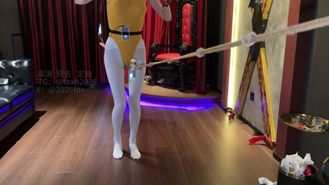 芭蕾母狗的救赎（二）电击阴塞全震动棒走绳 第7张